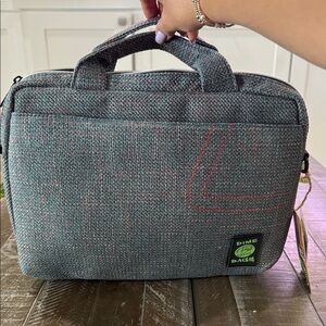 Dime Bags Side Hustler 15” Laptop Bag - Aqua - NWT